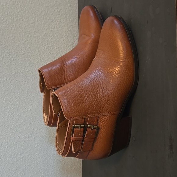 Sam Edelman Brown Ankle Boots Size 7 - Picture 2 of 9